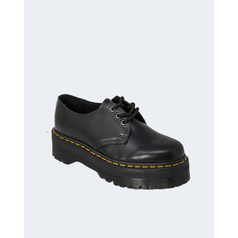 Dr. Martens Black Leather Flat