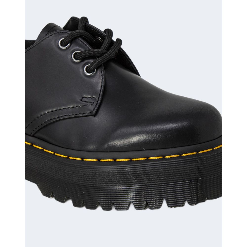 Dr. Martens Black Leather Flat