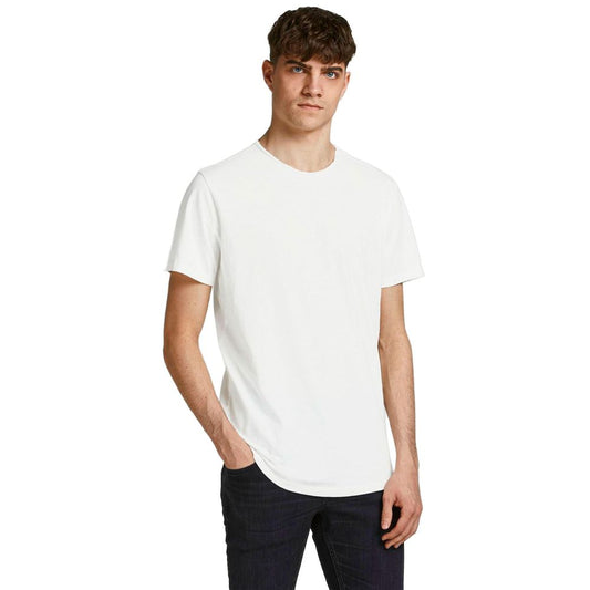 Jack Jones Cream Organic Cotton T-Shirt