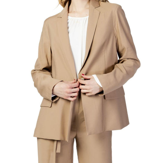 Sandro Ferrone Beige Cotton Suits & Blazer