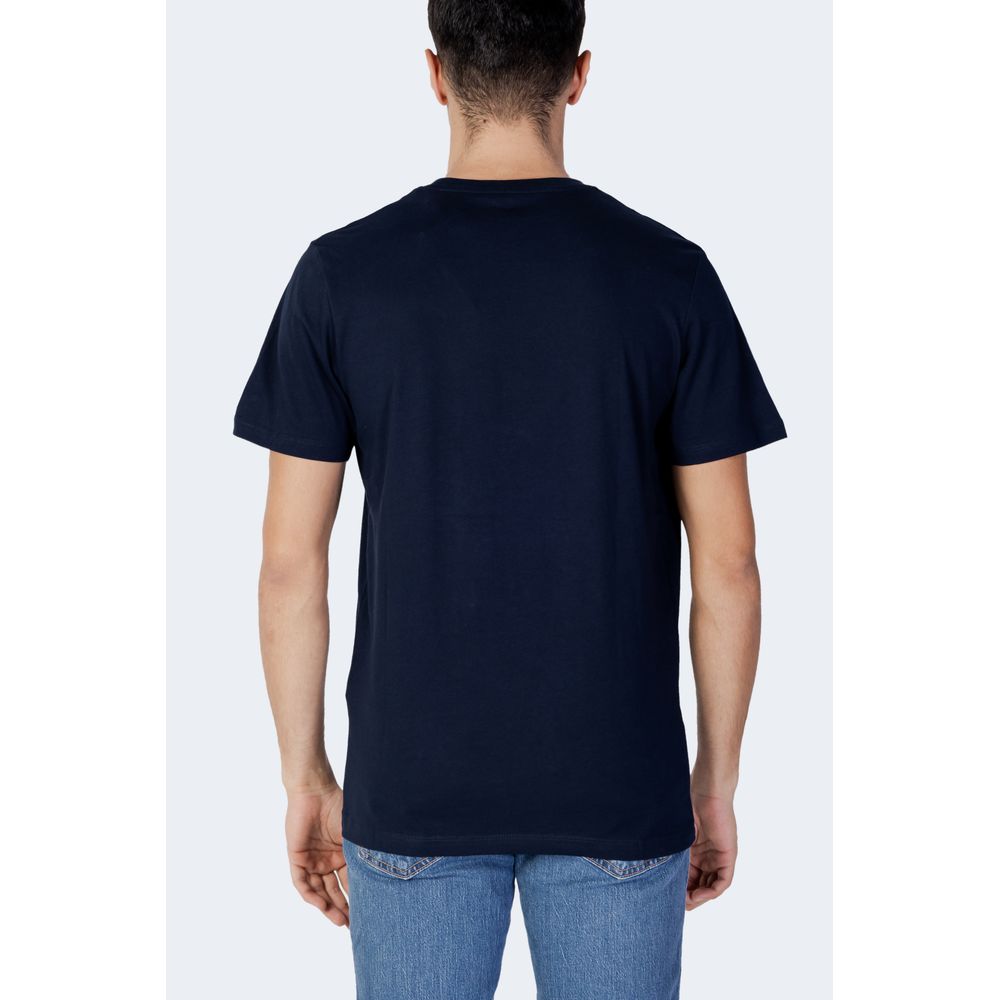 Jack Jones Blue Cotton T-Shirt