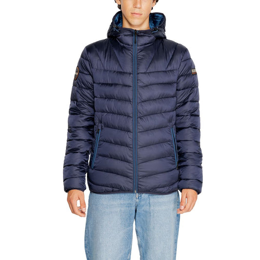 Napapijri Blue Nylon Jacket