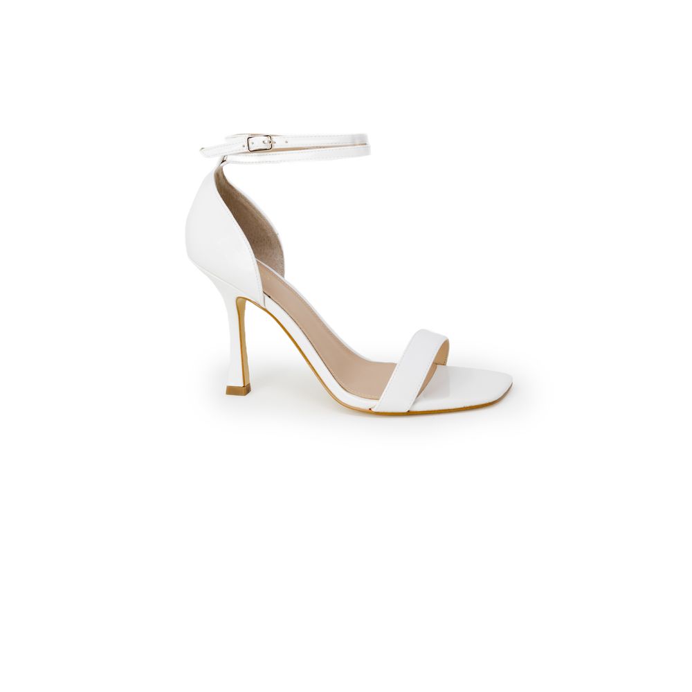 Guess White Polyester Sandal