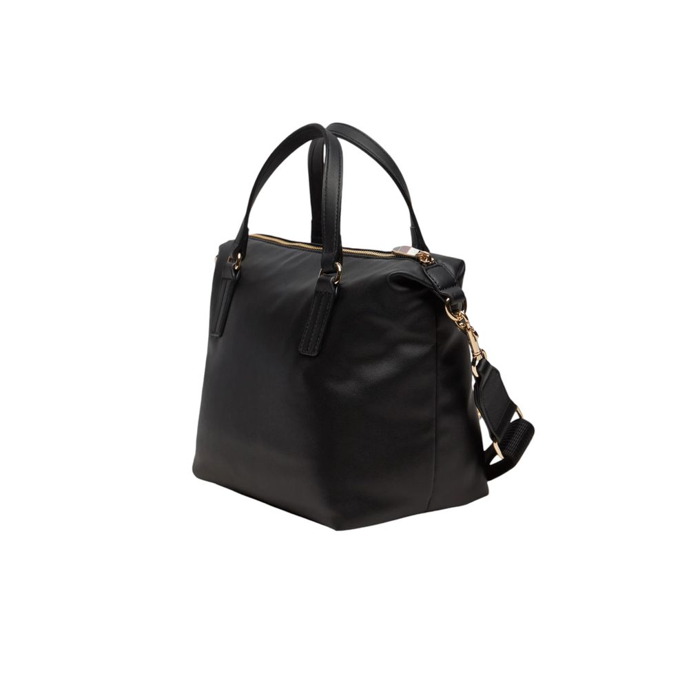 Tommy Hilfiger Black Recycled Polyester Handbag