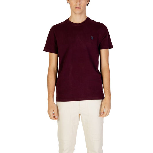 U.S. POLO ASSN. Bordeaux Cotton T-Shirt