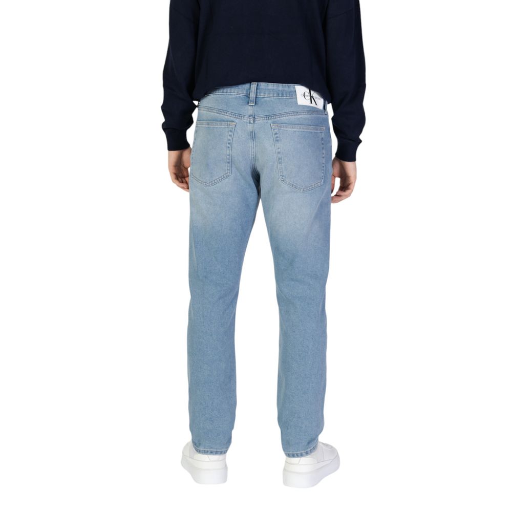 Calvin Klein Jeans Light Blue Cotton Jeans & Pant