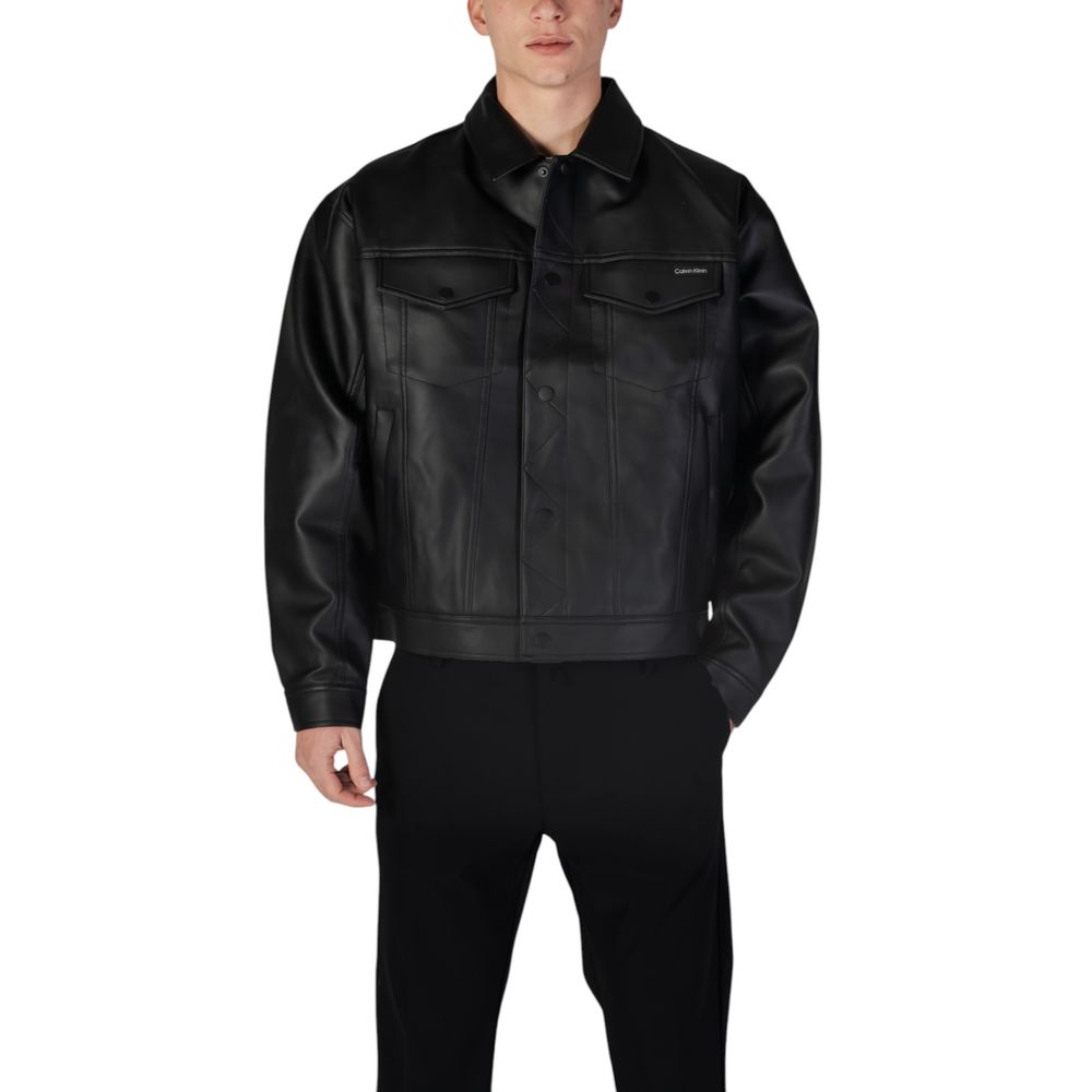 Calvin Klein Jeans Black Polyethylene Jacket