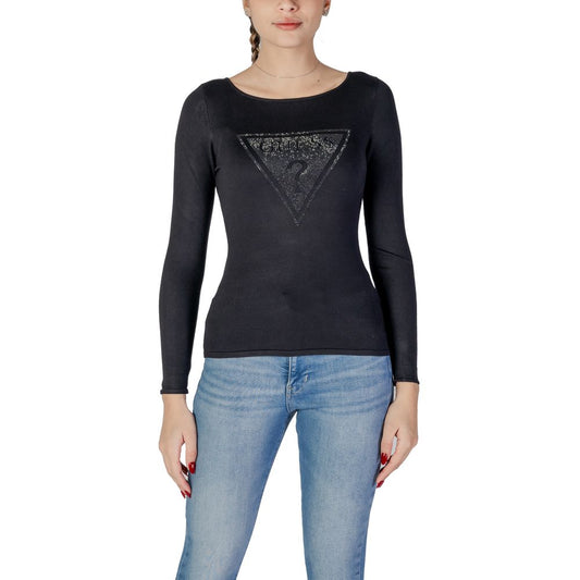 Guess Black Viscose Tops & T-Shirt