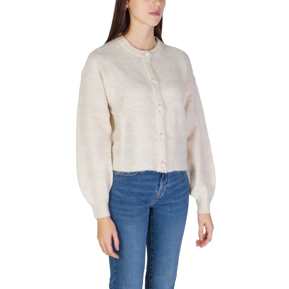 Only Beige Recycled Polyester Cardigan