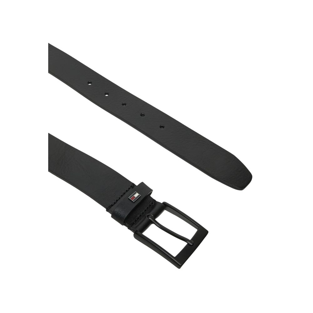 Tommy Hilfiger Black Leather Belt