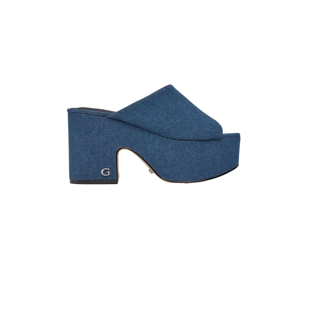 Guess Blue Cotton Wedge