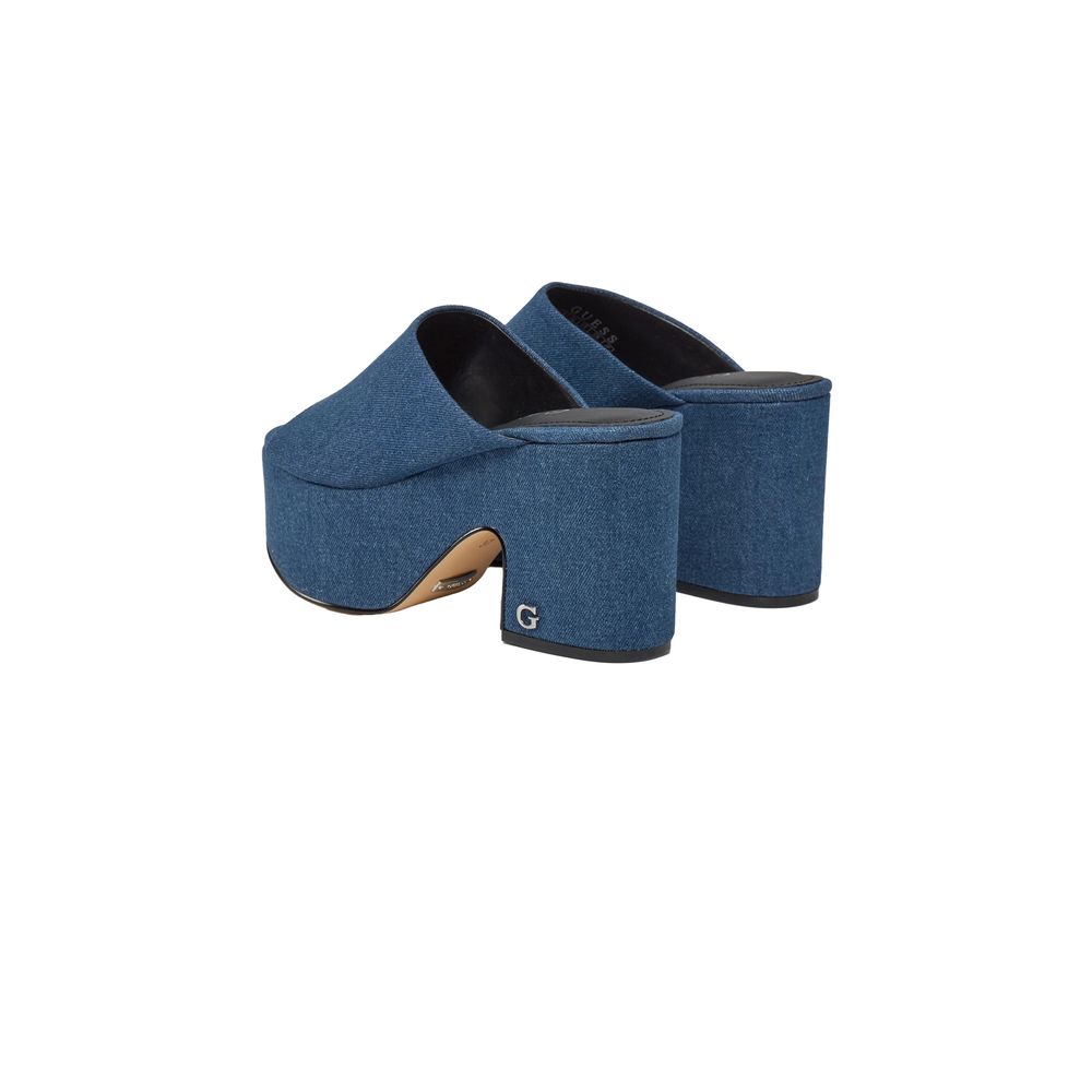 Guess Blue Cotton Wedge