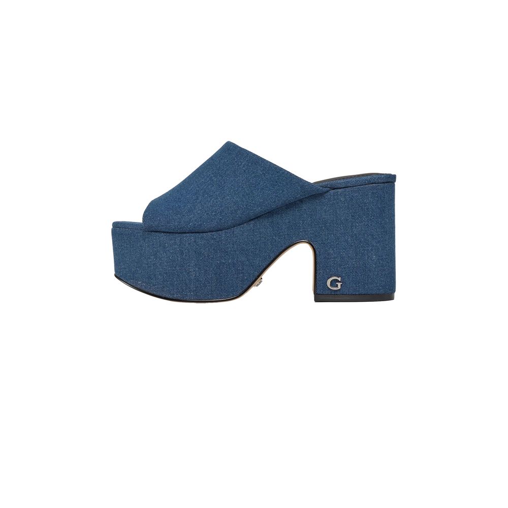 Guess Blue Cotton Wedge