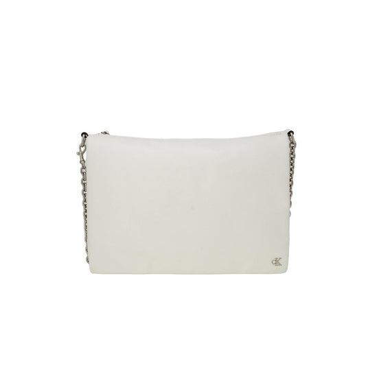 Calvin Klein Cream Recycled Polyester Handbag