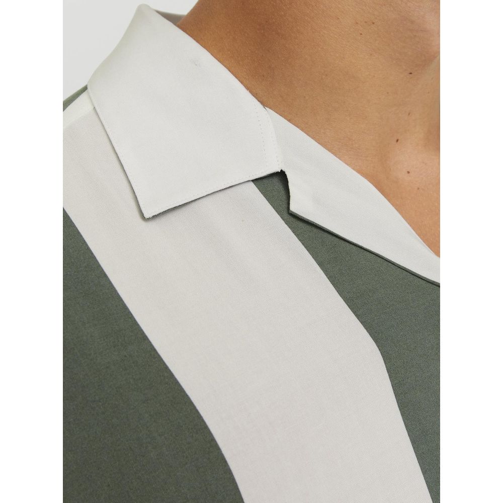 Jack Jones Green Viscose Shirt