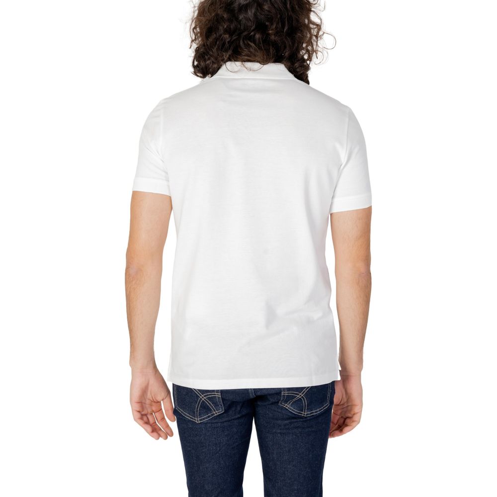 Peuterey White Cotton Polo Shirt