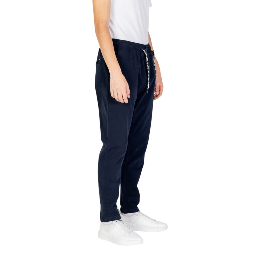 Gianni Lupo Blue Cotton Jeans & Pant