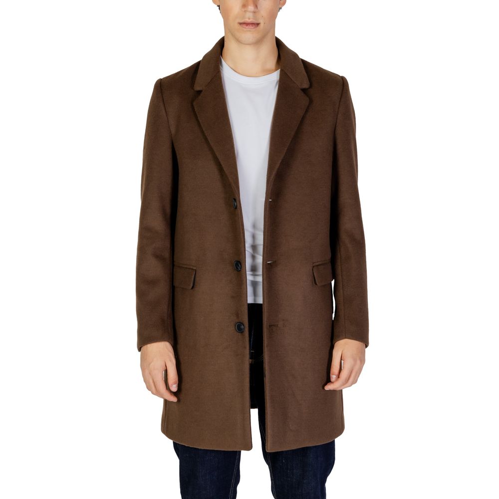 Antony Morato Brown Polyester Jacket