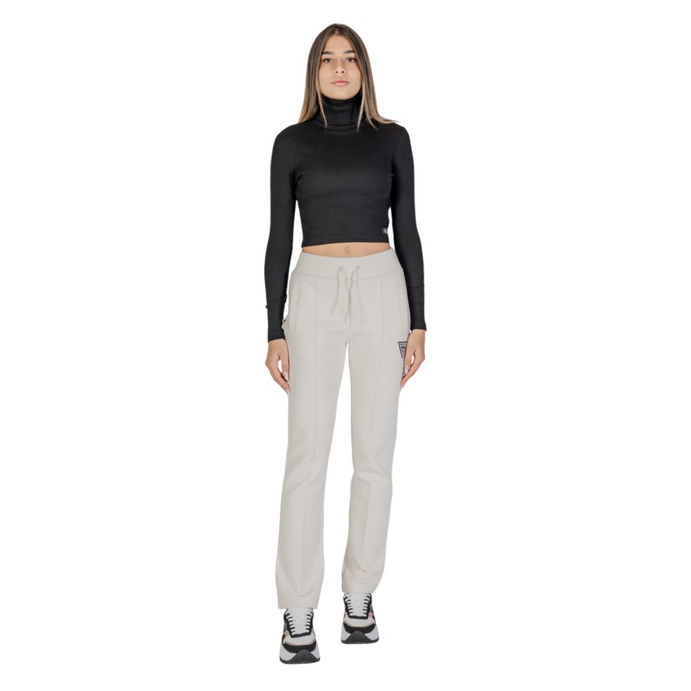 Guess Active Cream Cotton Jeans &amp; Pant