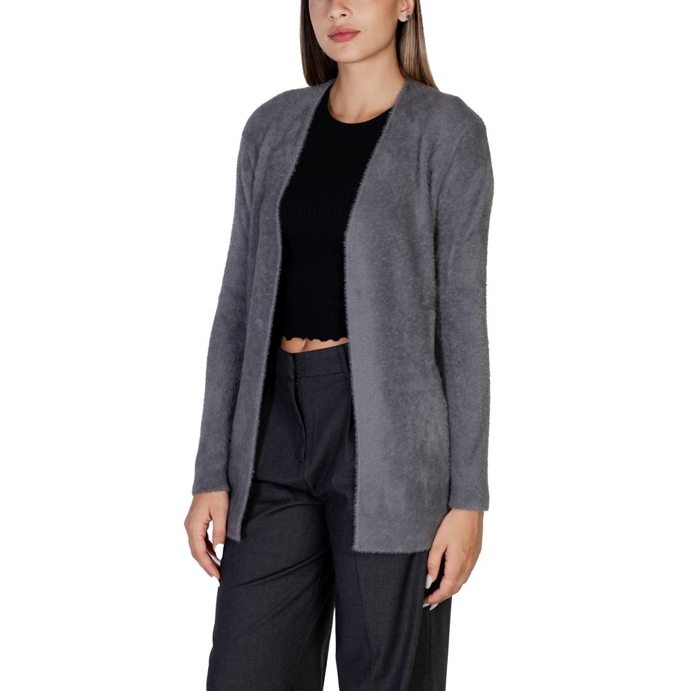 Morgan De Toi Gray Polyamide Cardigan