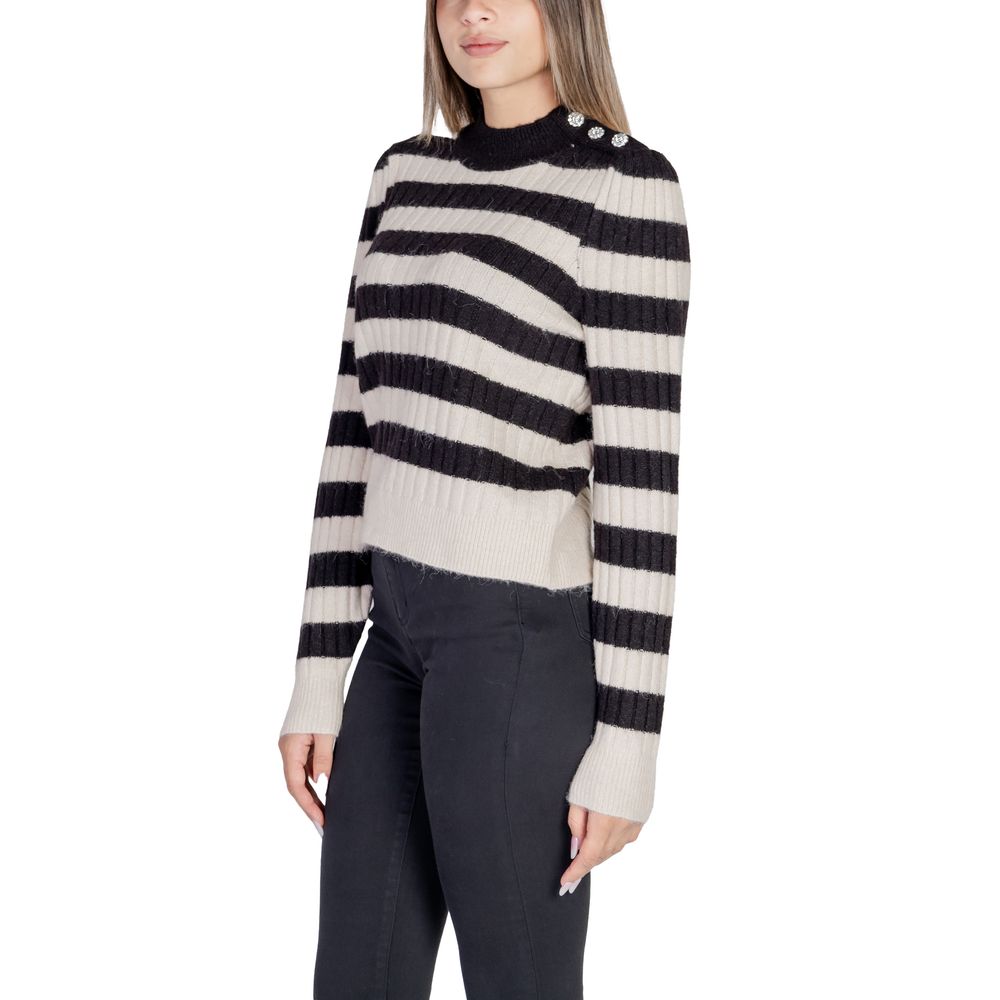 Vero Moda Beige Polyester Sweater