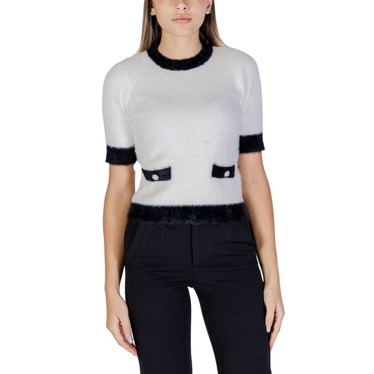 Morgan De Toi White Polyamide Sweater