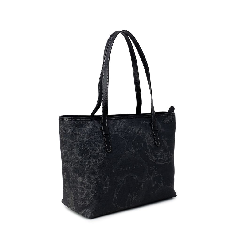 Alviero Martini Prima Classe Black Leather Handbag