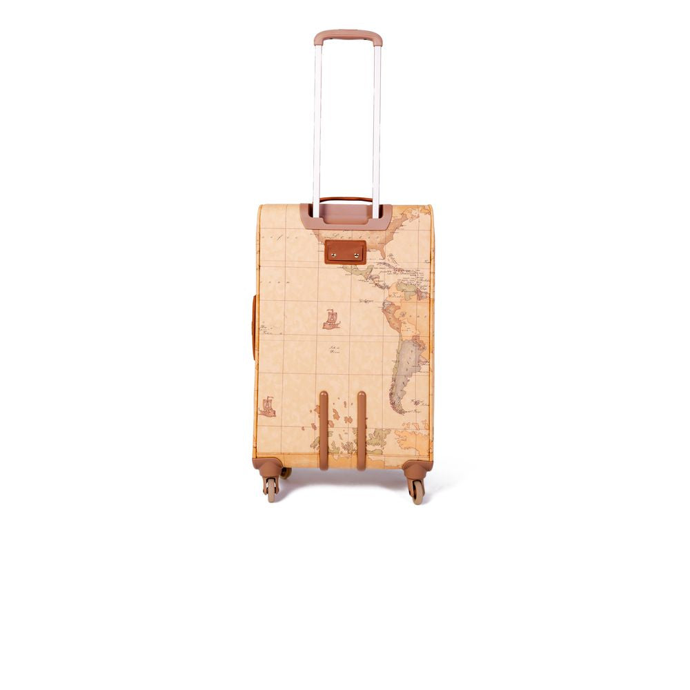 Alviero Martini Prima Classe Beige Cotton Luggage And Travel