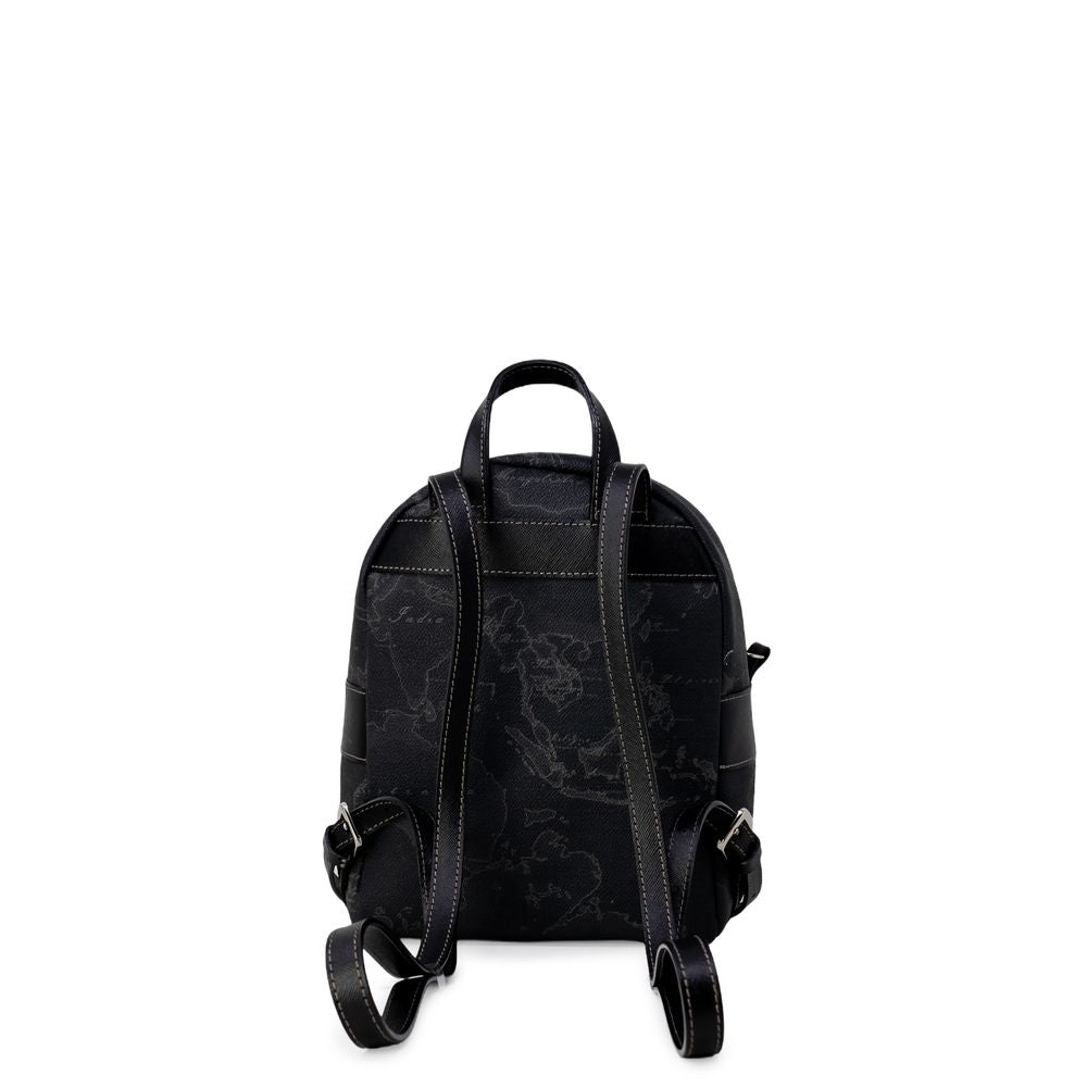 Alviero Martini Prima Classe Black Leather Backpack