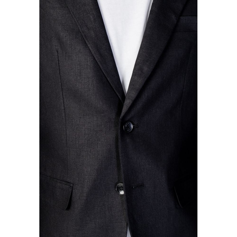 Antony Morato Black Linen Suit