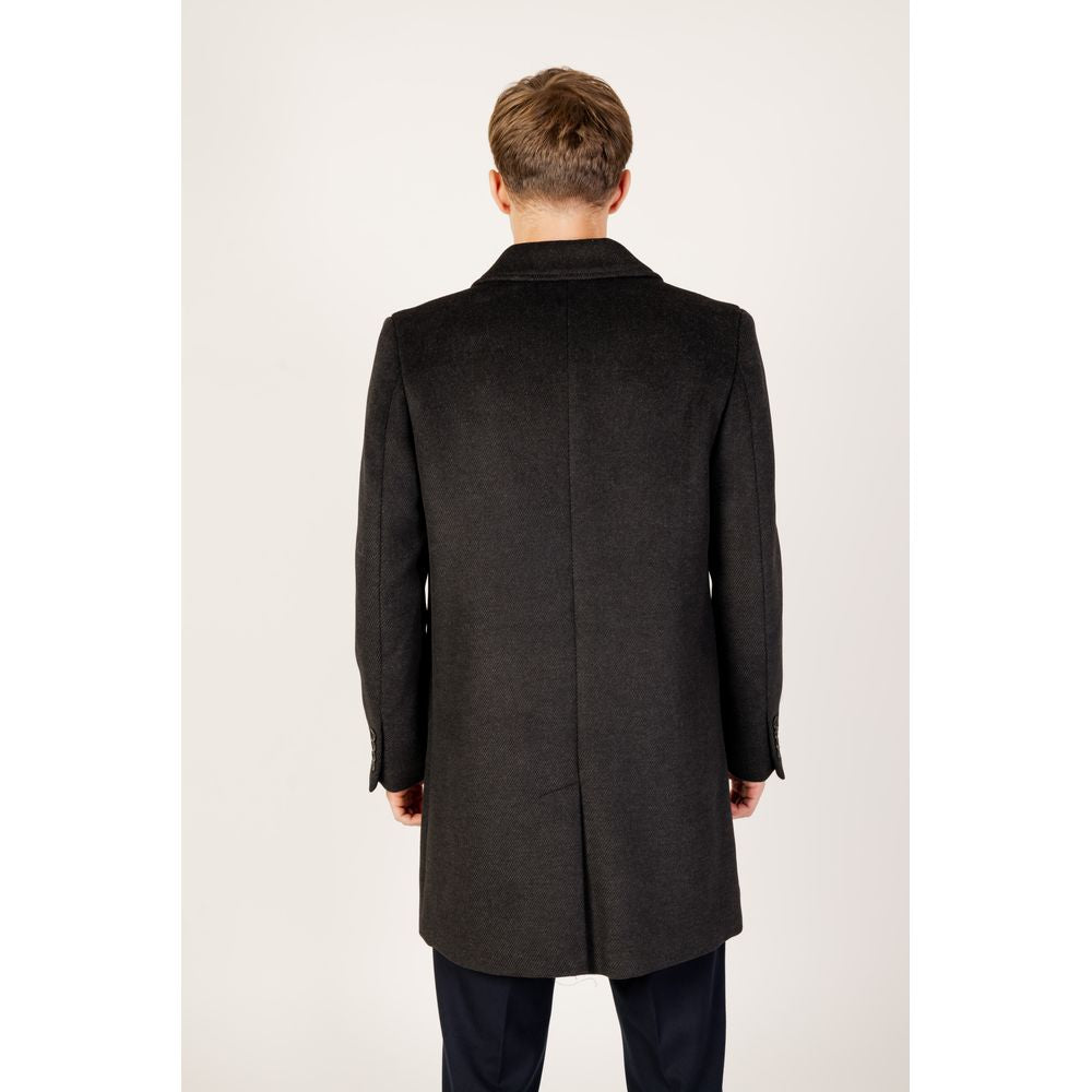 Antony Morato Black Polyester Coat