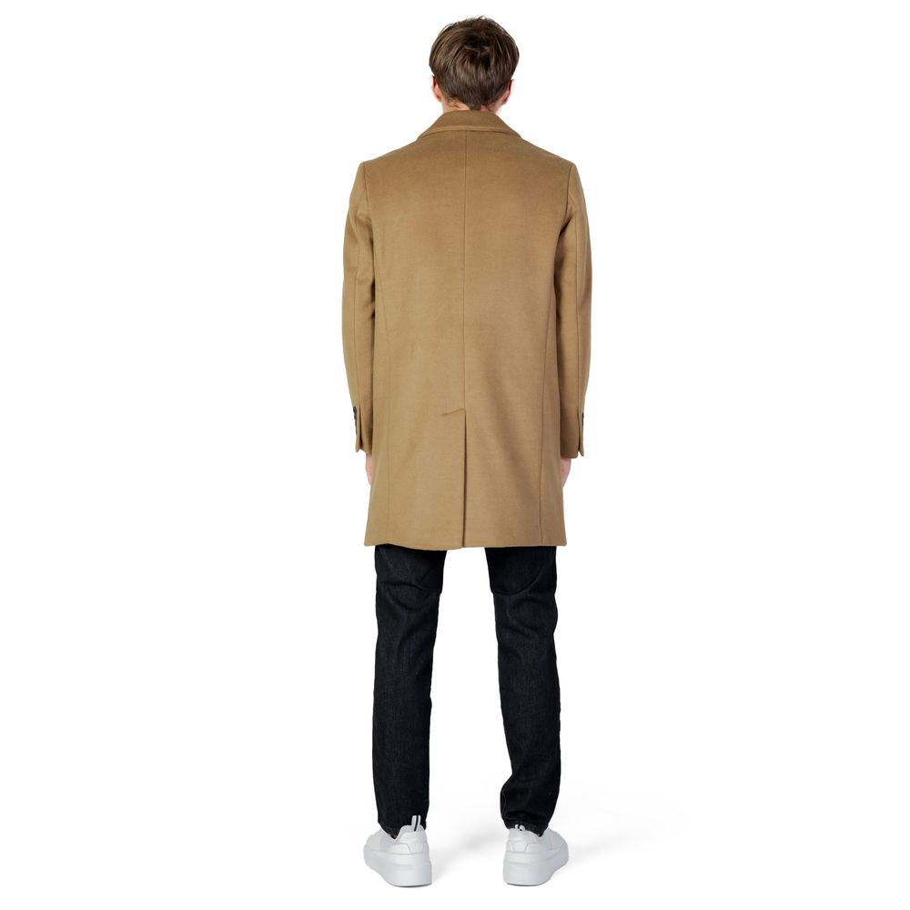 Antony Morato Beige Polyester Coat