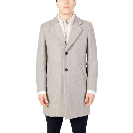 Antony Morato Gray Polyester Coat