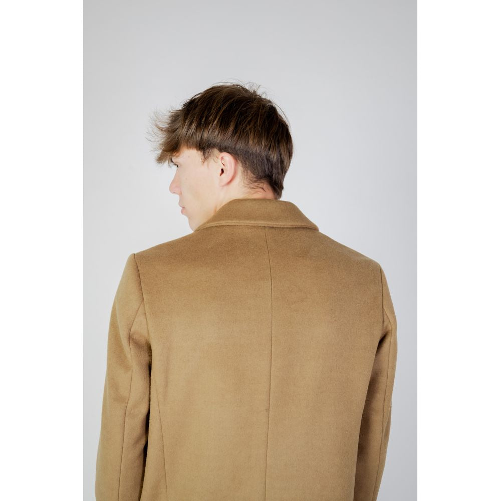 Antony Morato Beige Polyester Coat