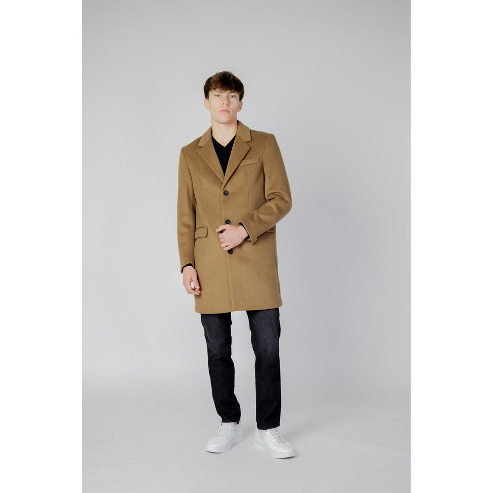 Antony Morato Beige Polyester Coat