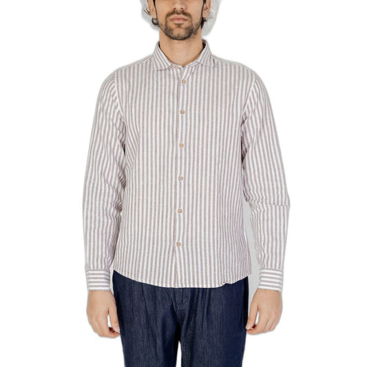 Hamaki-Ho Brown Linen Shirt