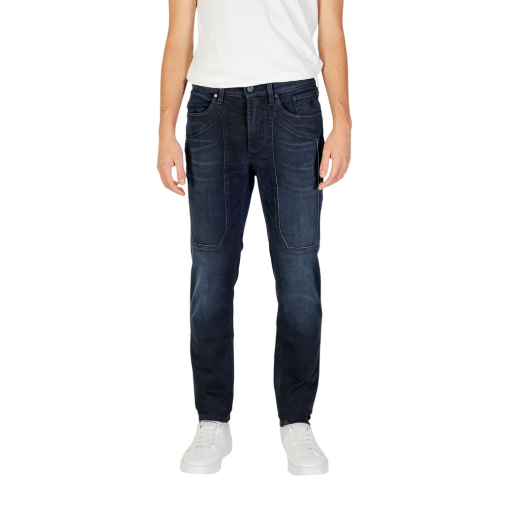 Jeckerson Black Cotton Jeans & Pant