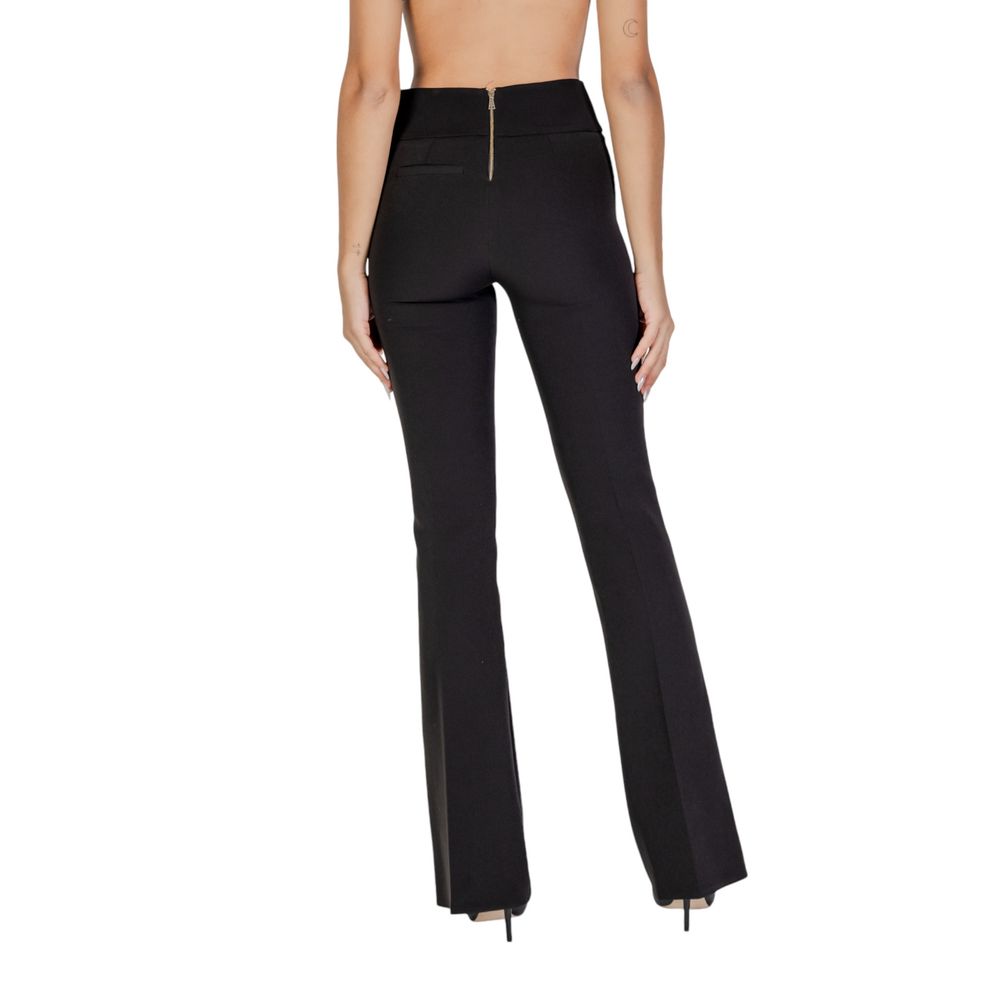 Sandro Ferrone Schwarze Polyesterjeans und -hose
