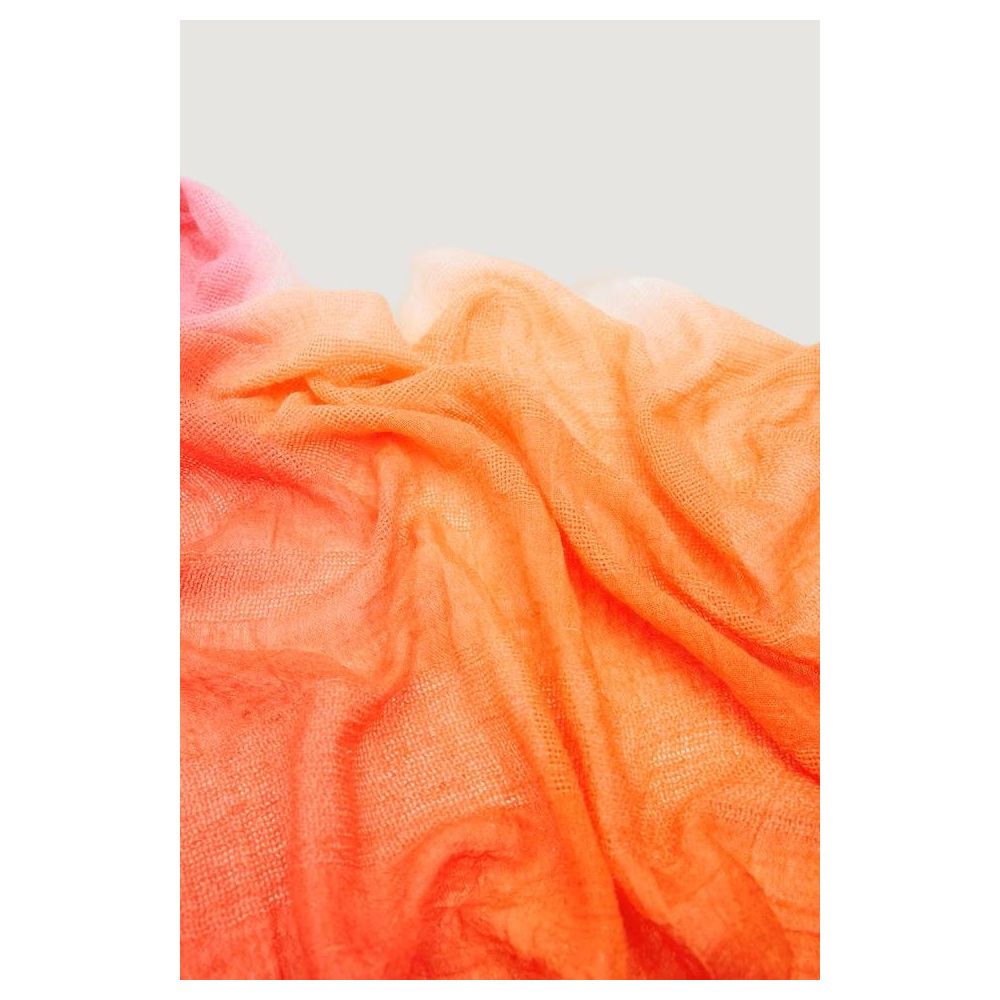 Desigual Orange Polyester Scarf