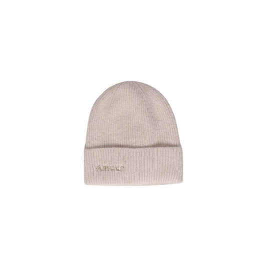 Pieces Beige Recycled Polyester Hat