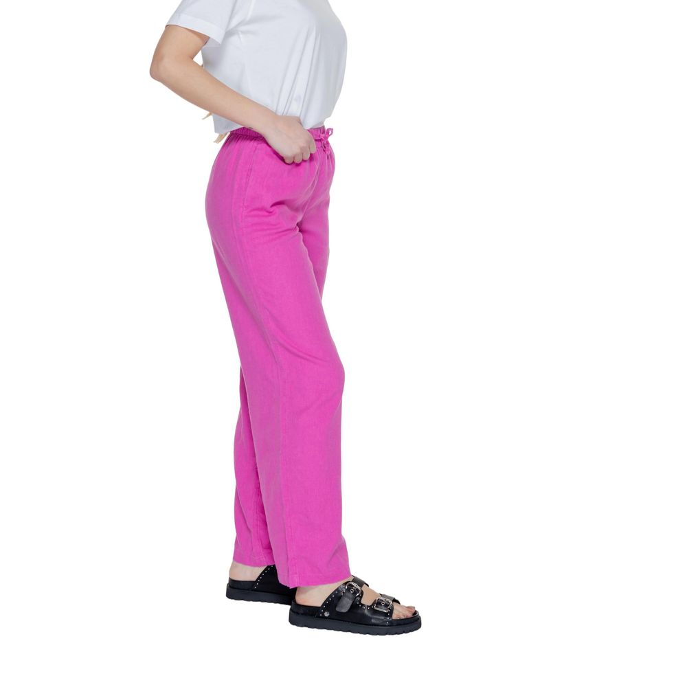 Only Pink Linen Jeans & Pant