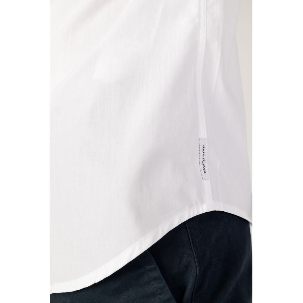 Armani Exchange White Cotton Shirt