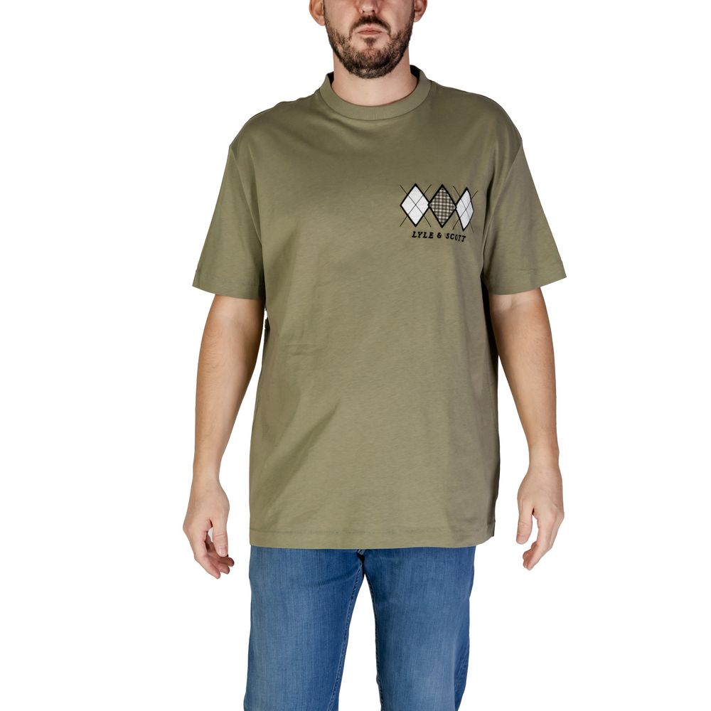 Lyle &amp; Scott Green Cotton T-Shirt