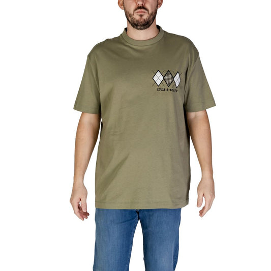 Lyle &amp; Scott Green Cotton T-Shirt