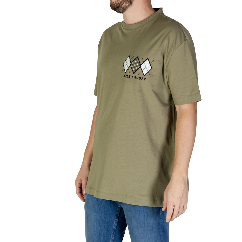 Lyle &amp; Scott Green Cotton T-Shirt