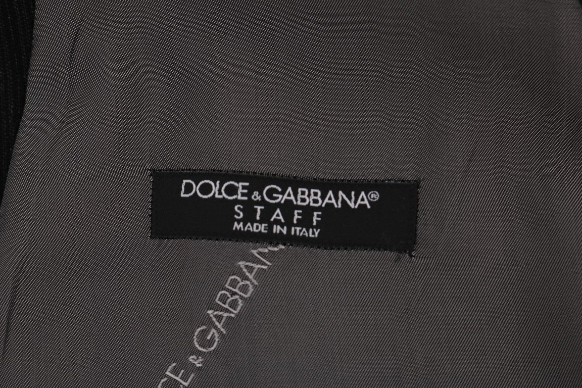 Dolce &amp; Gabbana Black STAFF Cotton Rayon Vest