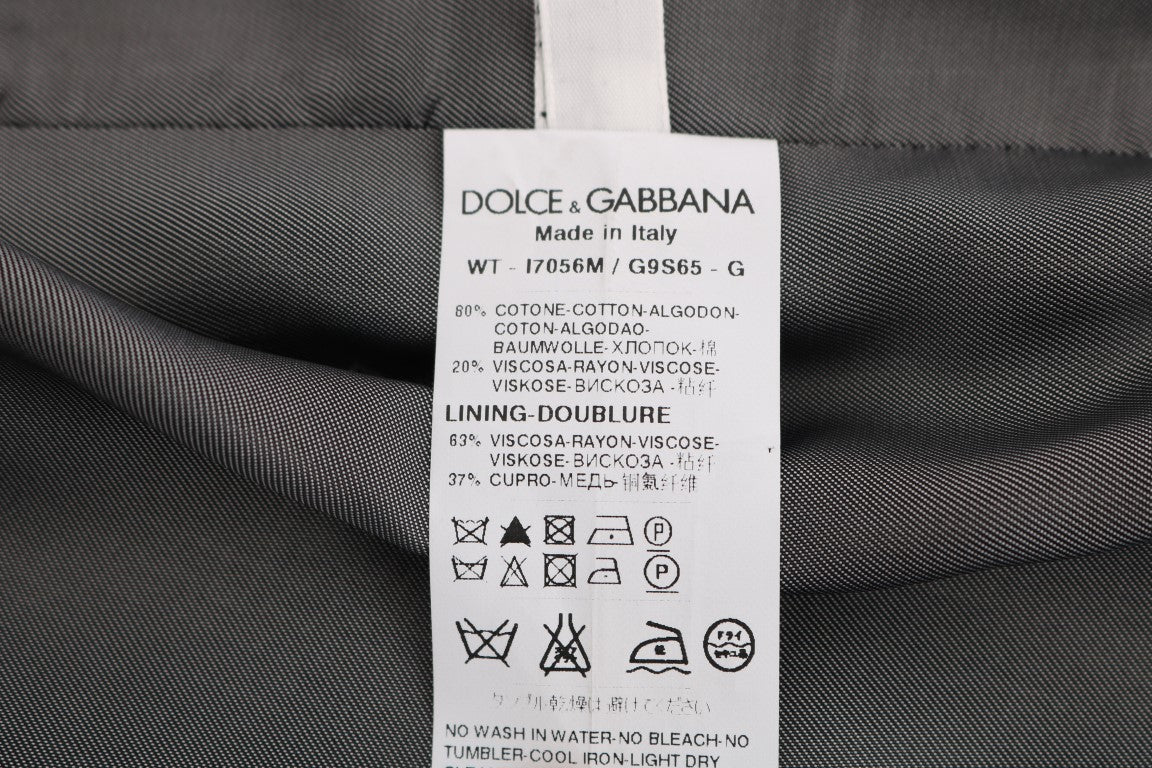 Dolce &amp; Gabbana Black STAFF Cotton Rayon Vest