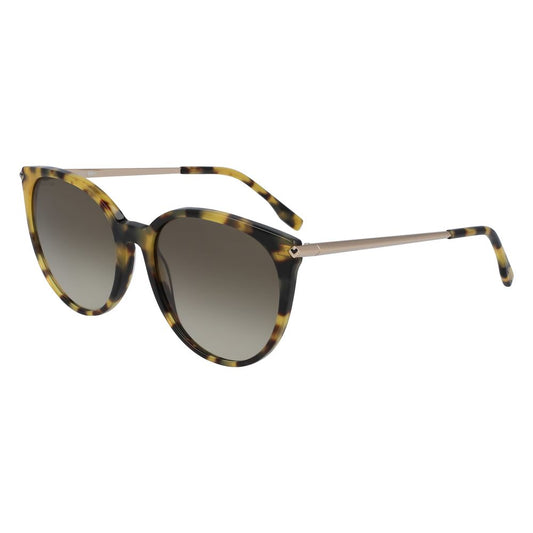 Lacoste – Braune Sonnenbrille aus Metall