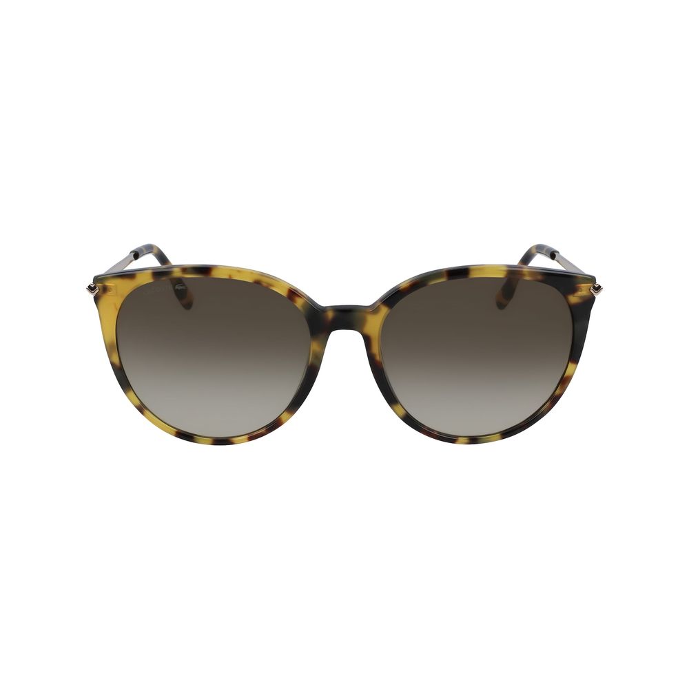 Lacoste – Braune Sonnenbrille aus Metall