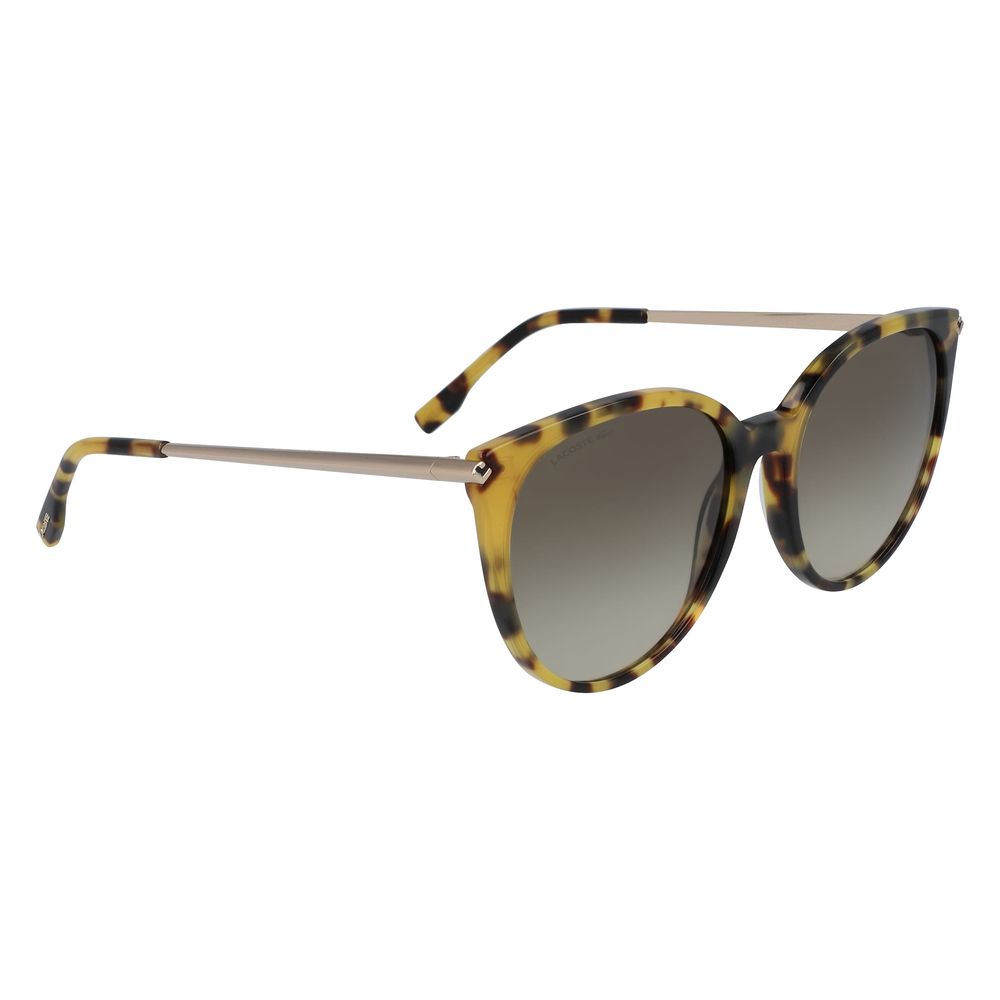 Lacoste – Braune Sonnenbrille aus Metall